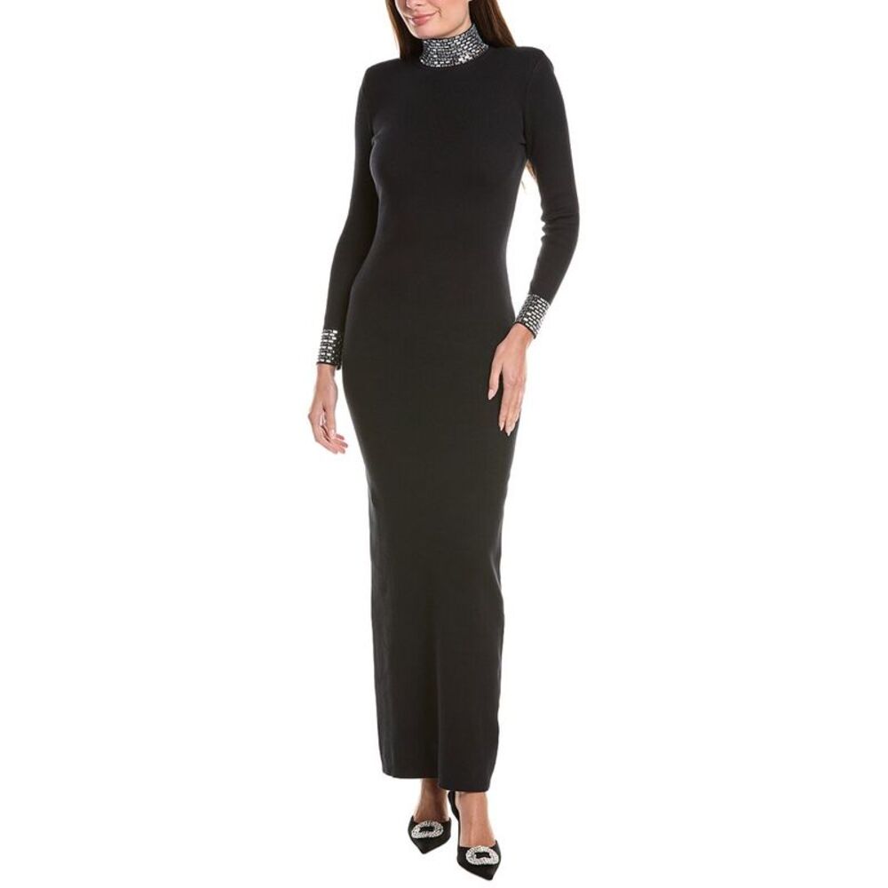 Retrofête Womens Monroe Cashmere-Blend Dress, Black